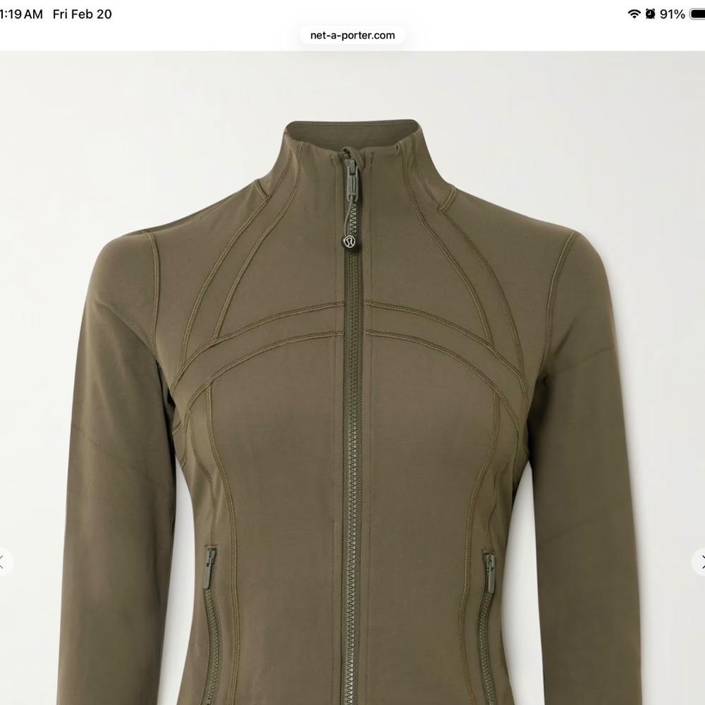 NWOT Lululemon Define Jacket Army Green